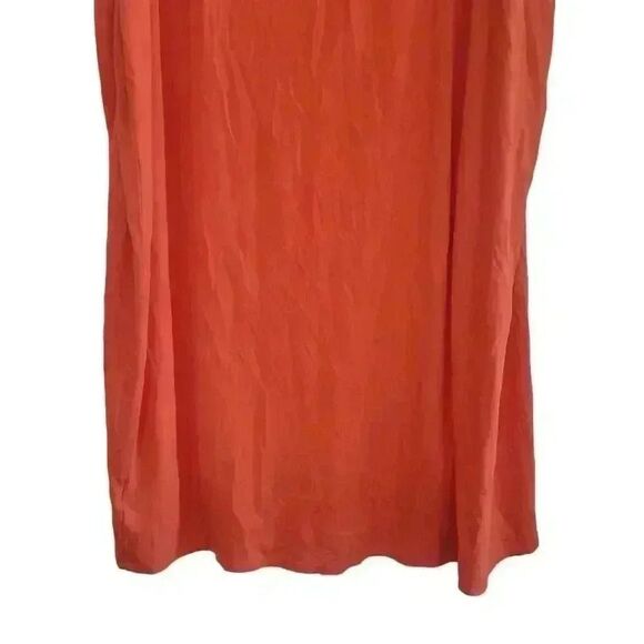 Ava & Viv Women's Orange Rayon/Spandex Knit Wrap Skirt- NEW - Picture 8 of 13
